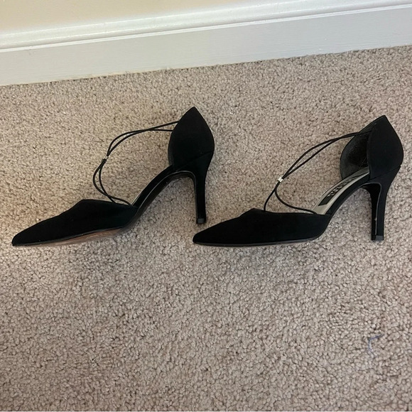 Stuart Weitzman Strappy Black Heels - Picture 4 of 9